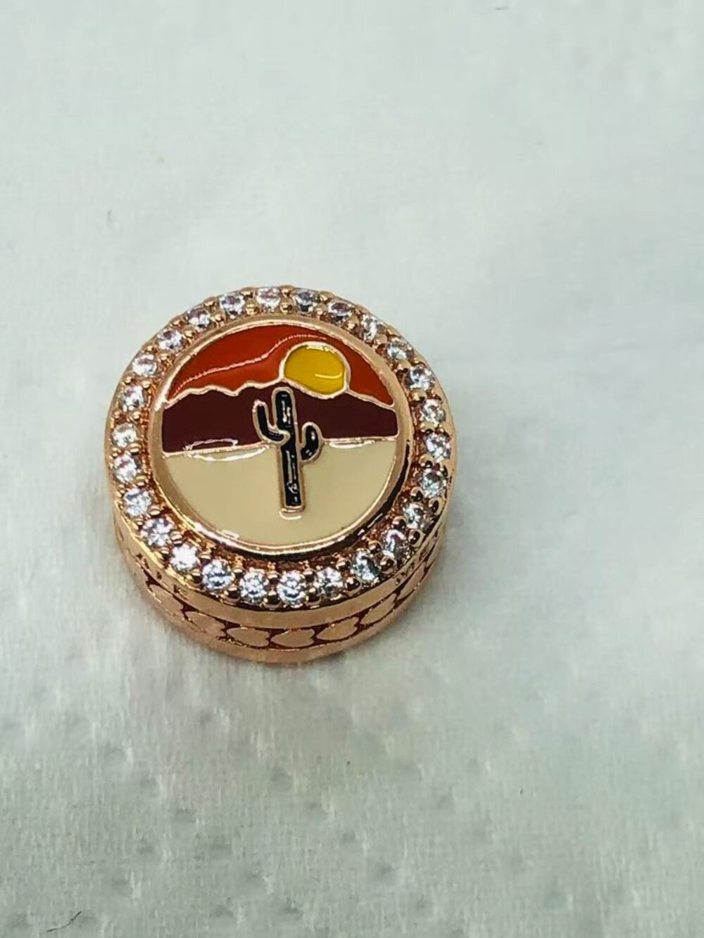 ✨ ✨Pandora Arizona exclusive Bead charm the columnar Cactus Charm rose gold